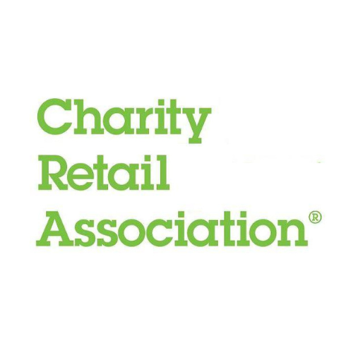 Charity Retail Association logo in green text on white background.