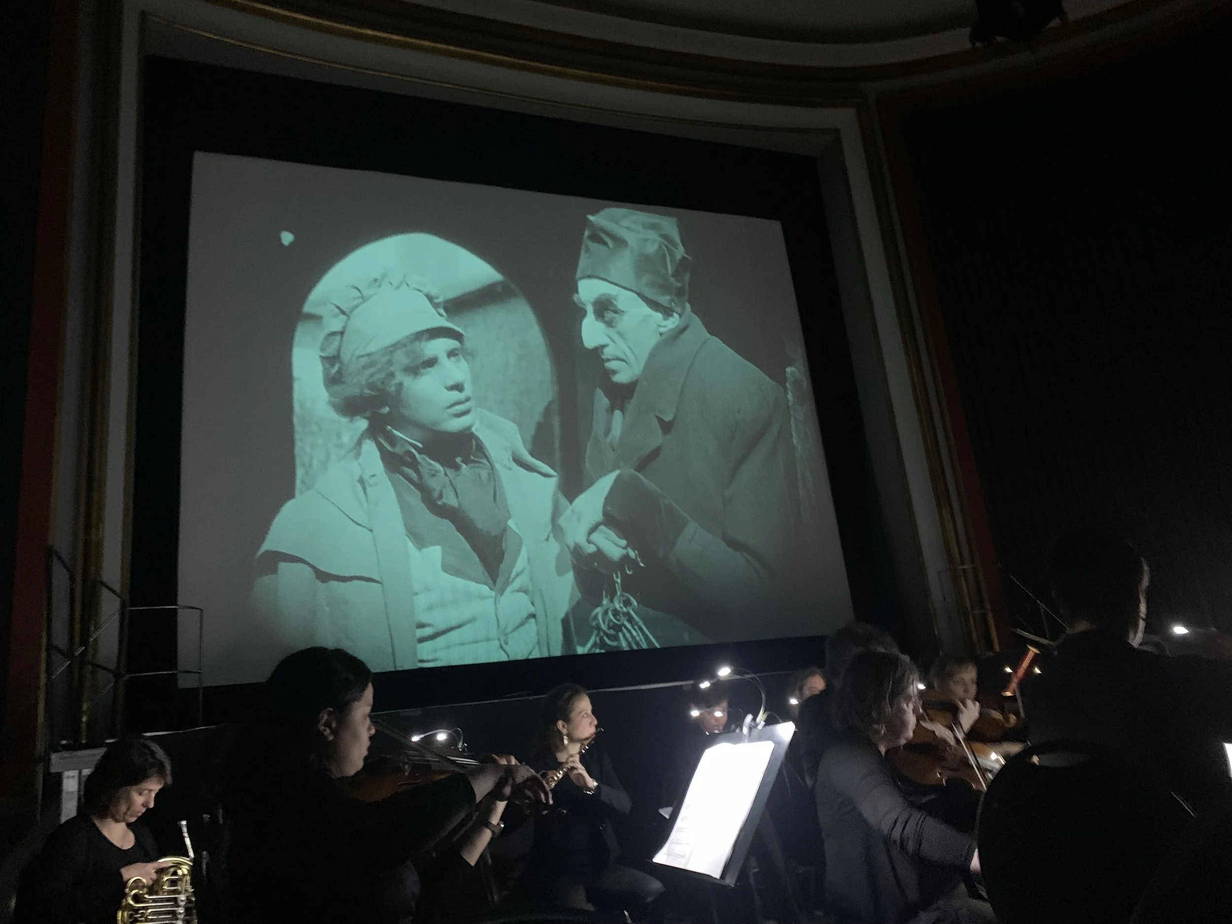 Live symphony performance of Nosferatu at Berliner Ensemble theater