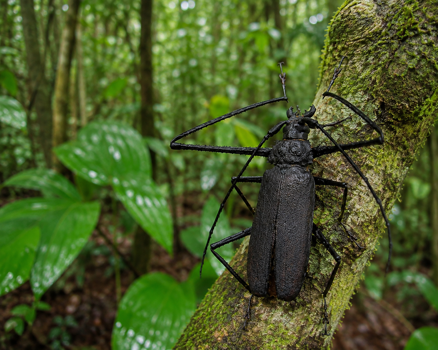 Curiosités : le plus grand coléoptère longicorne du continent Africain
