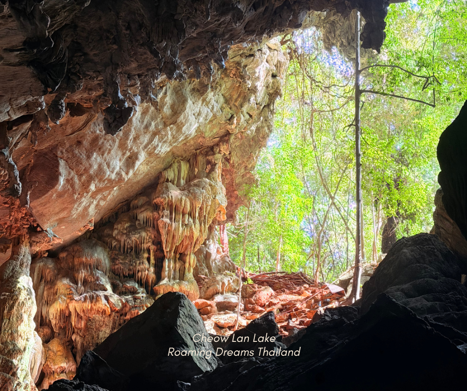 Step into the wild: Exploring secret limestone caves hidden deep within Cheow Lan Lake.