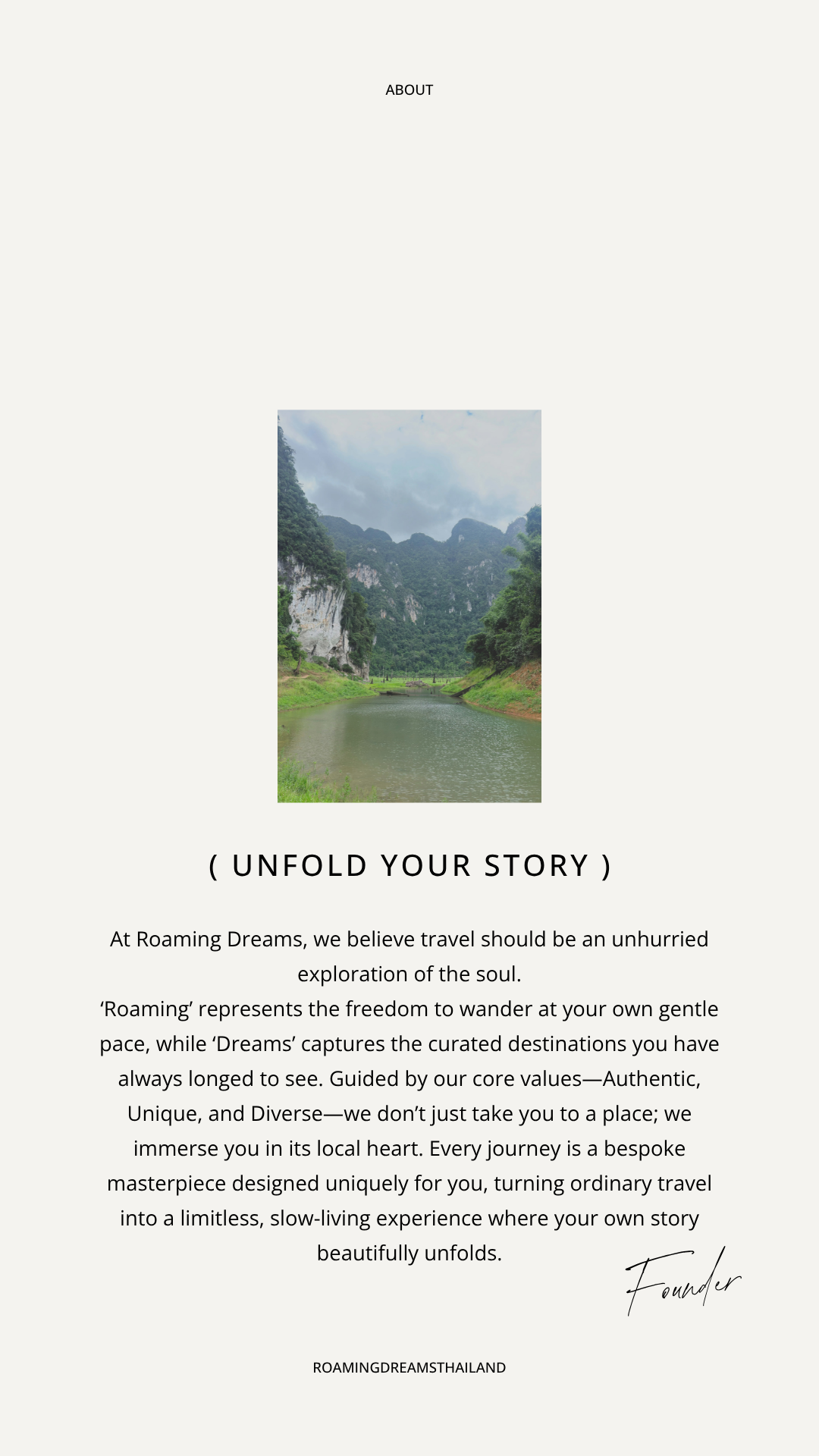 Khao Sok lake view with limestone mountains - Slow living private travel by Roaming Dreams Thailand