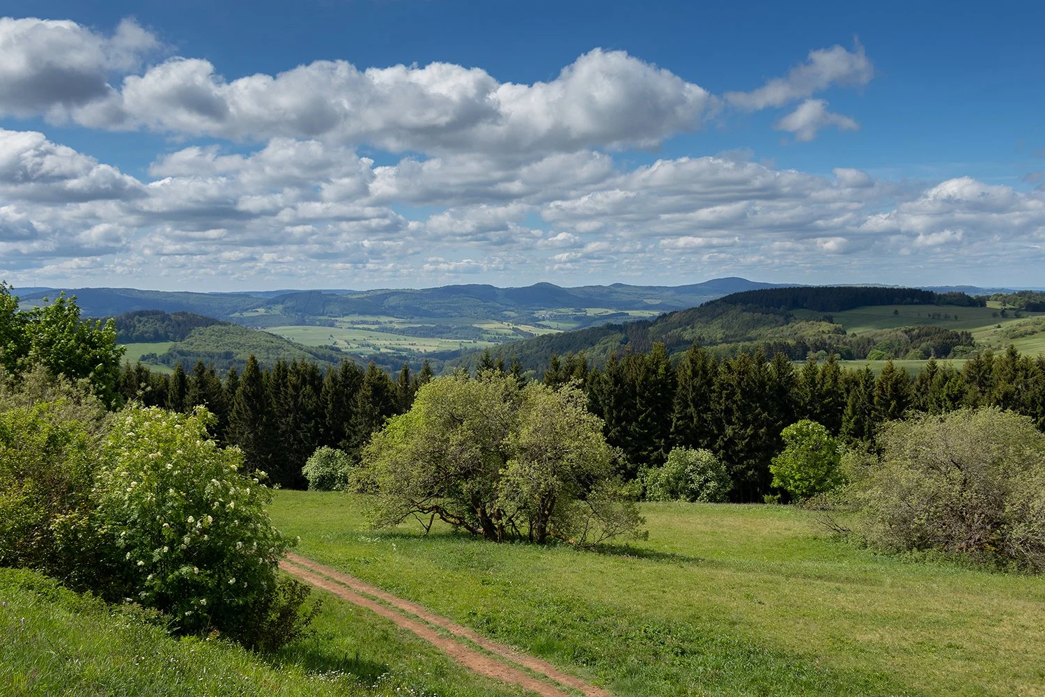 Aussicht auf der Wasserkuppe