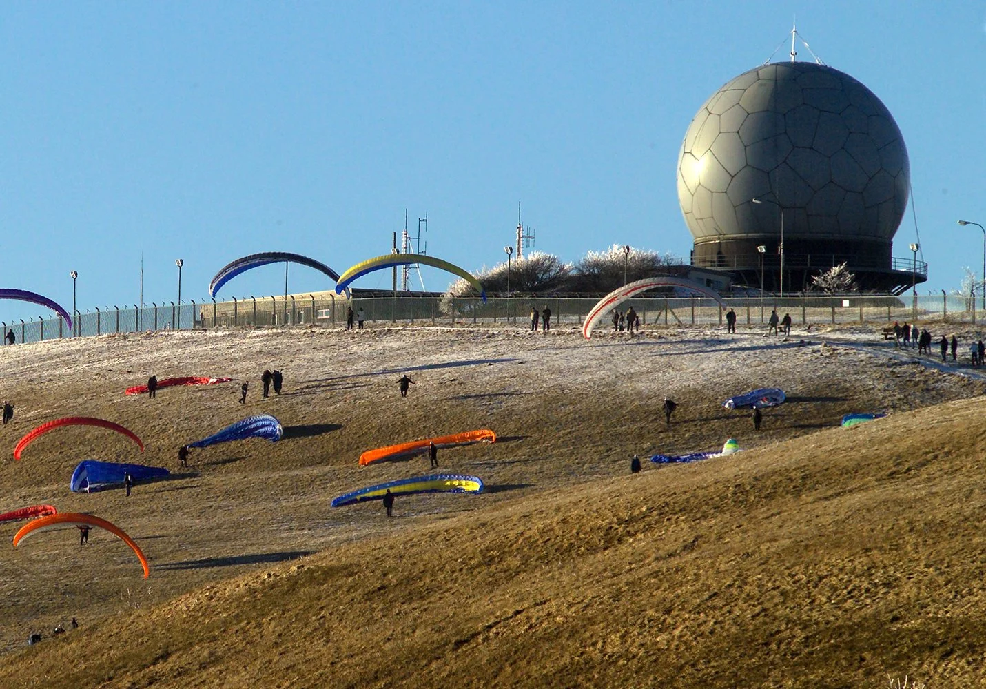 Paragliding auf der Wasserkuppe