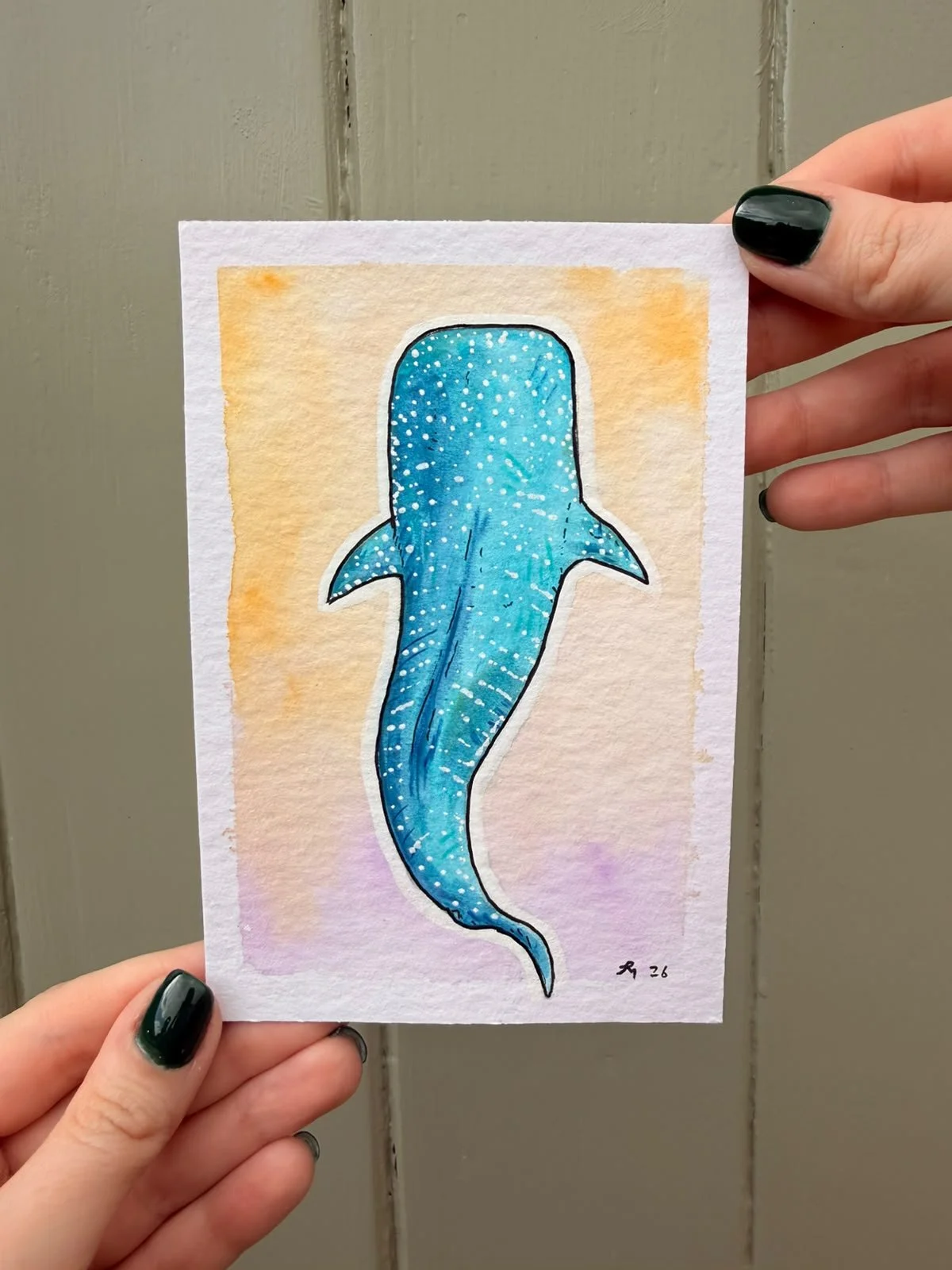 Whale Shark Painting