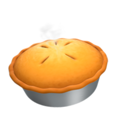 Torta di pollo con vapori che fuoriescono