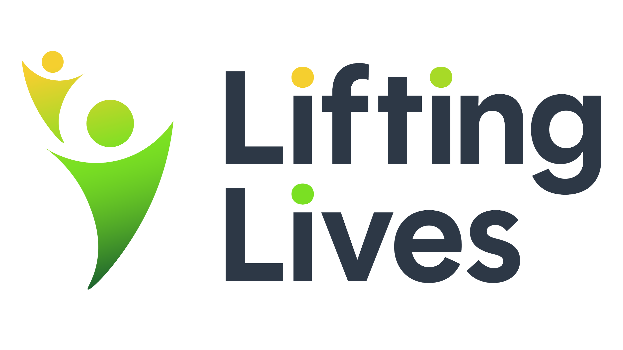 The logo for Living Livings features a stylized smiling face with curved green and yellow shapes and the text 'Living Livings' in dark and white letters.