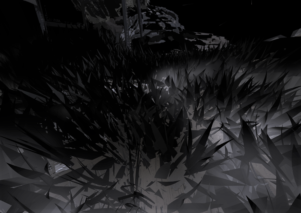 Materiality V, 2020. Virtual reality environment created using Google Tilt Brush.