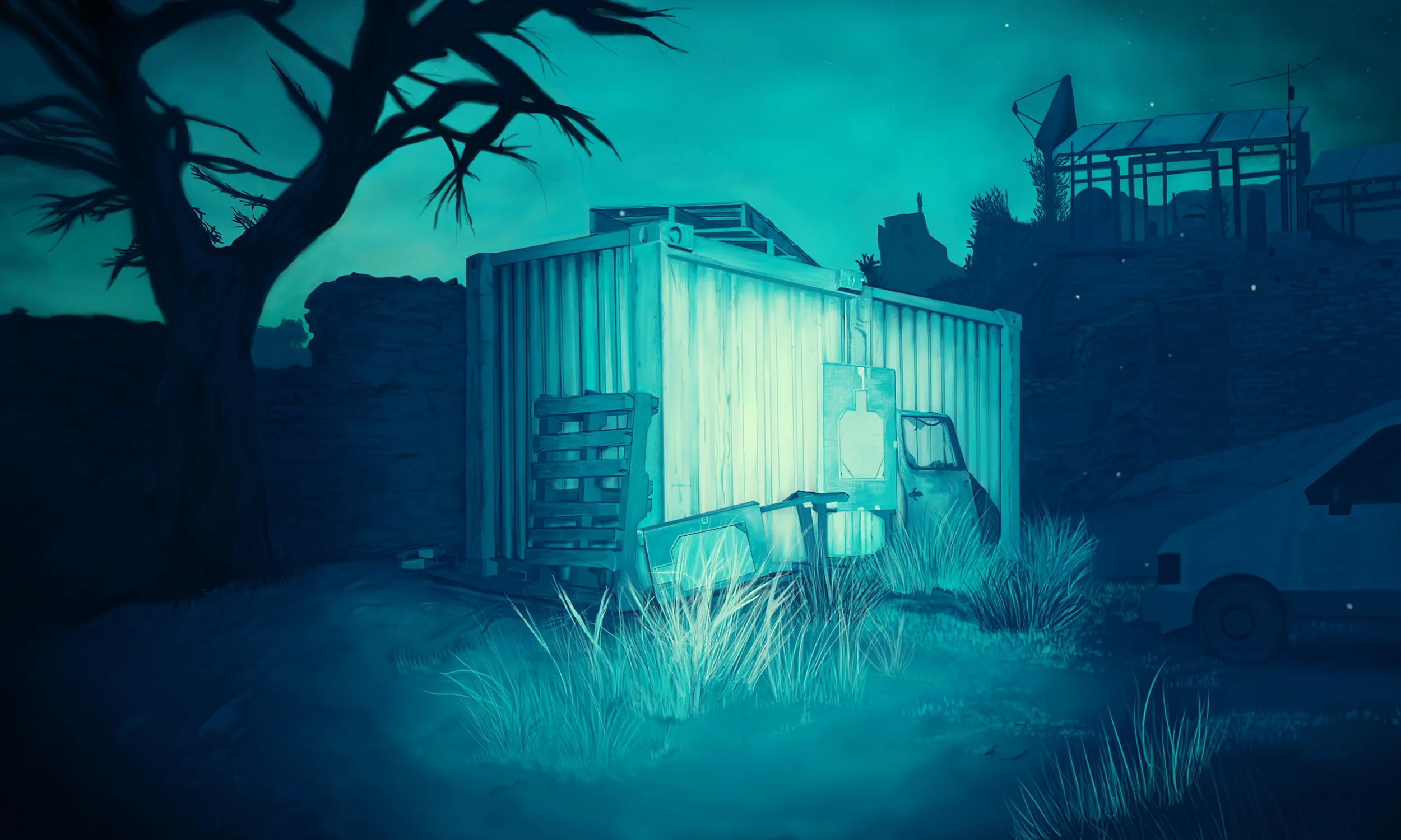 The Unknown, 2024. Digital painting created using Adobe Photoshop.