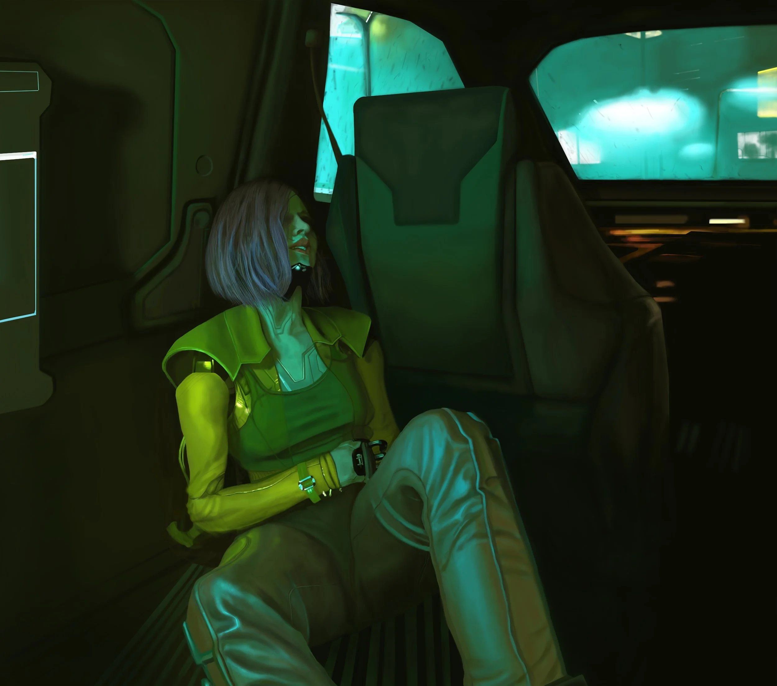 No Way Back, 2024. Digital painting created using Adobe Photoshop.