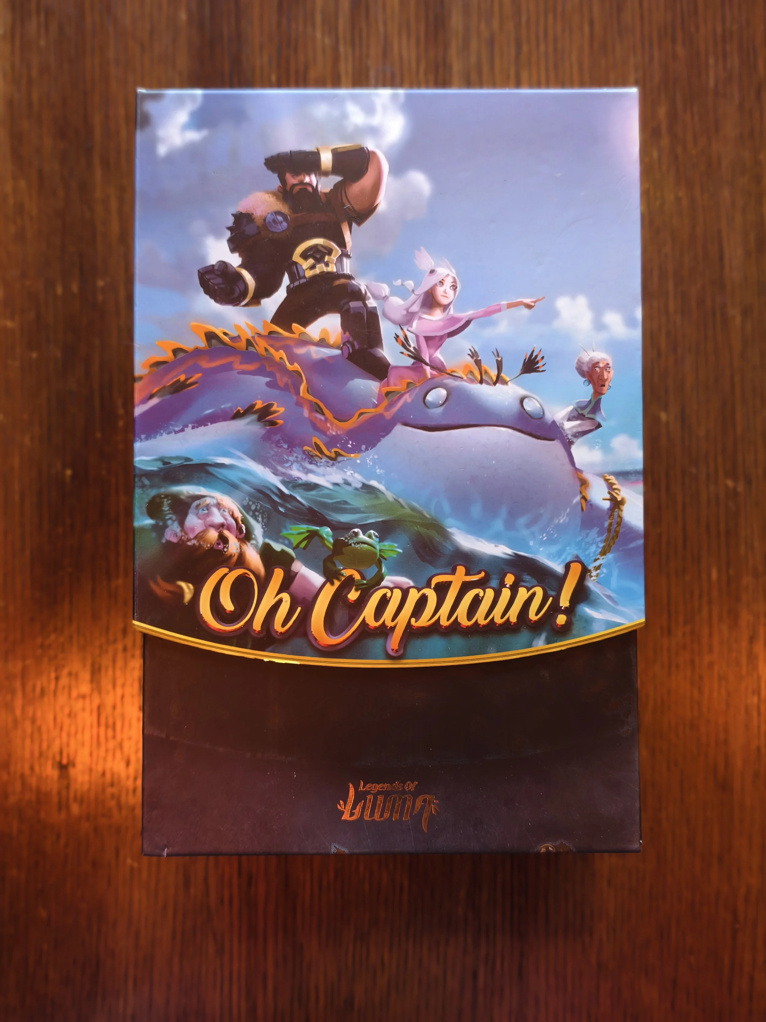 "Oh Captain!" board game box