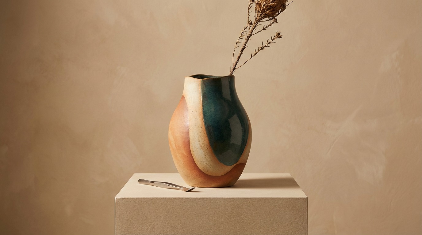Handcrafted Clay Vase