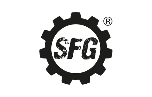 Logo with the letters 'SFG' inside a gear shape.
