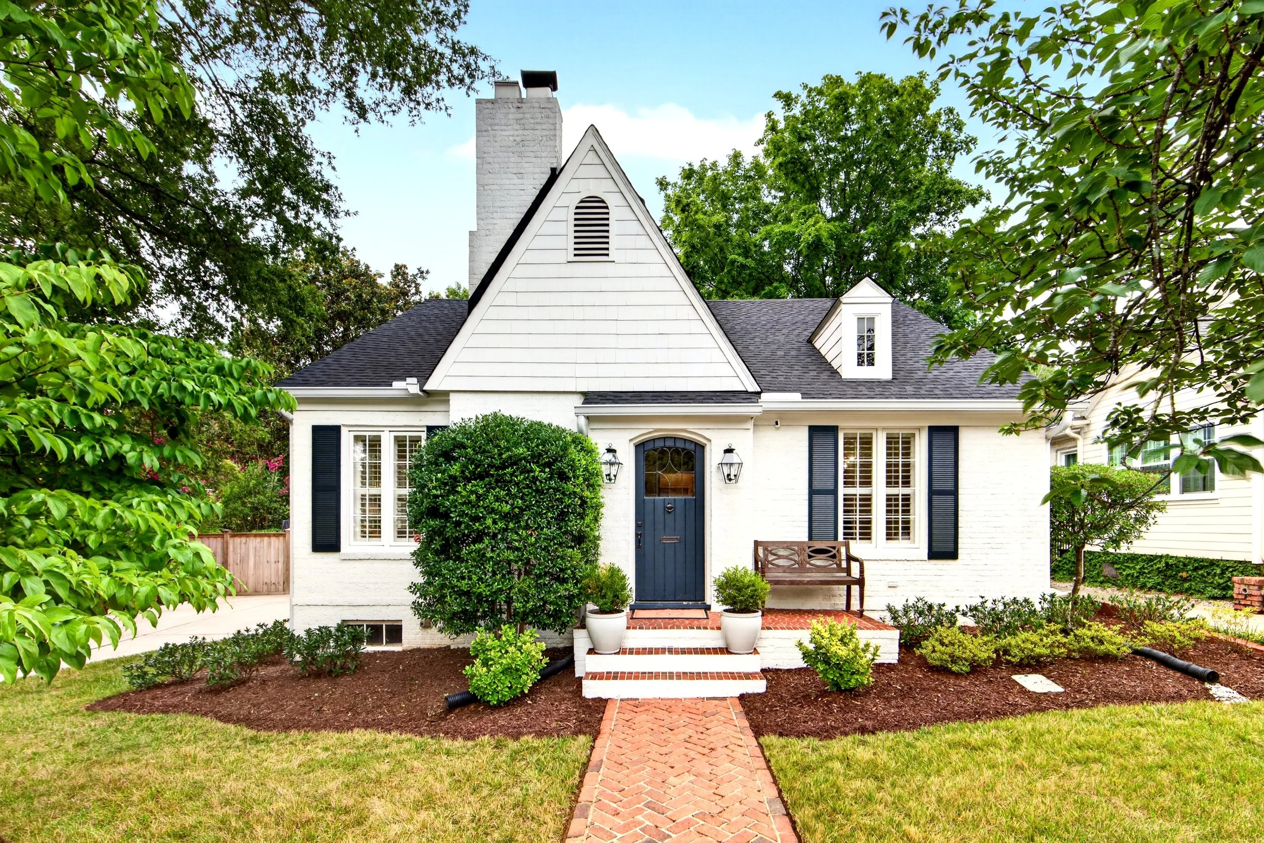 house exterior front photographed for a Charlotte, NC real estate listing