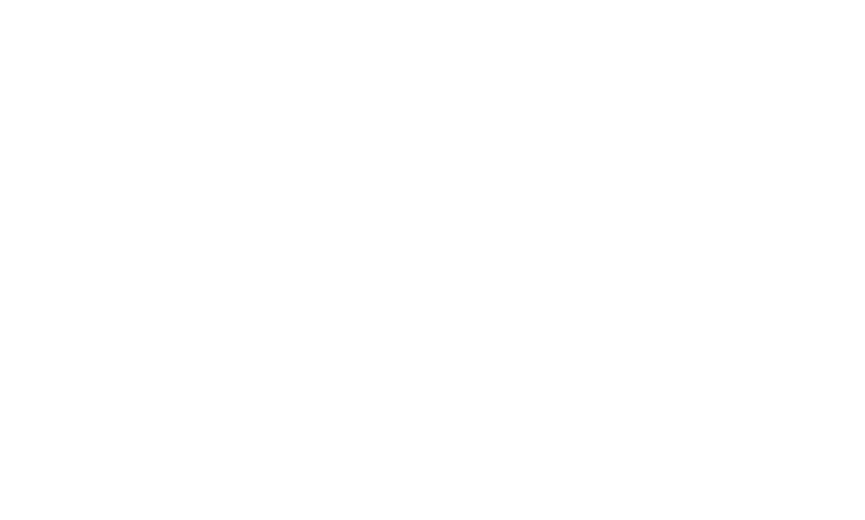 White swooping line on a clear background