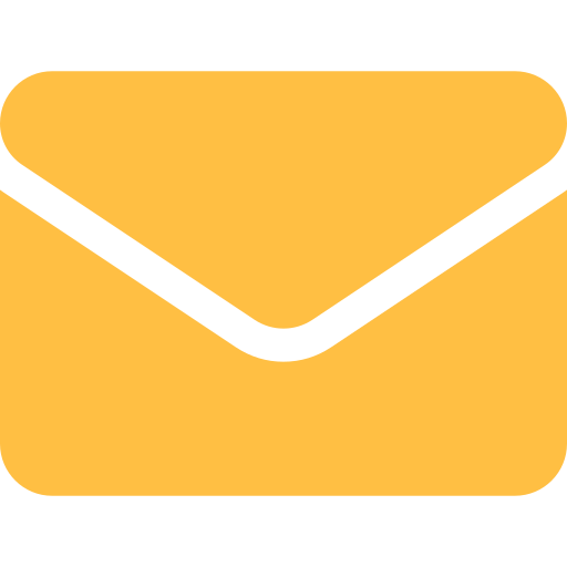 Icon of an orange envelope with a black outline