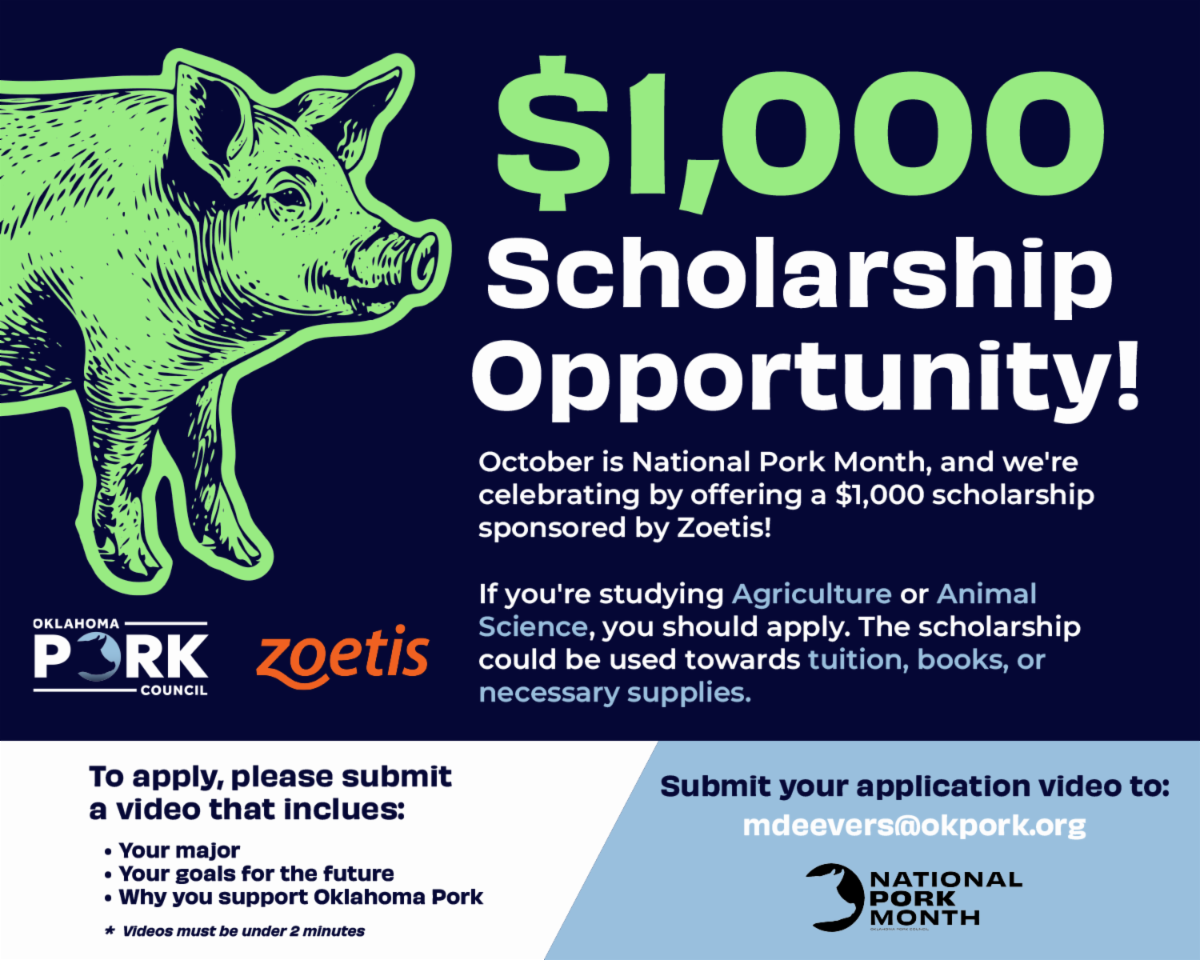 Pork Month Fun: Scholarship and Shirt Giveaways