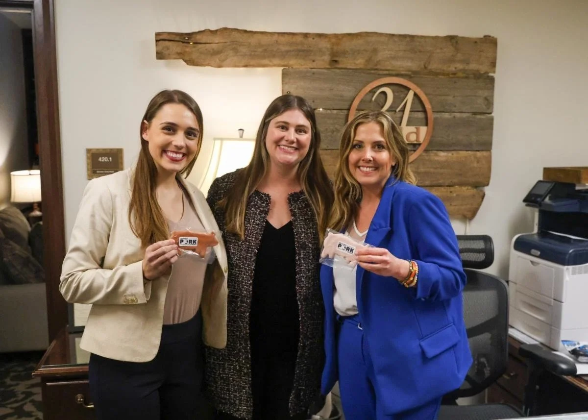 Sharing Bacon-Flavored Pig Cookies at the State Capitol