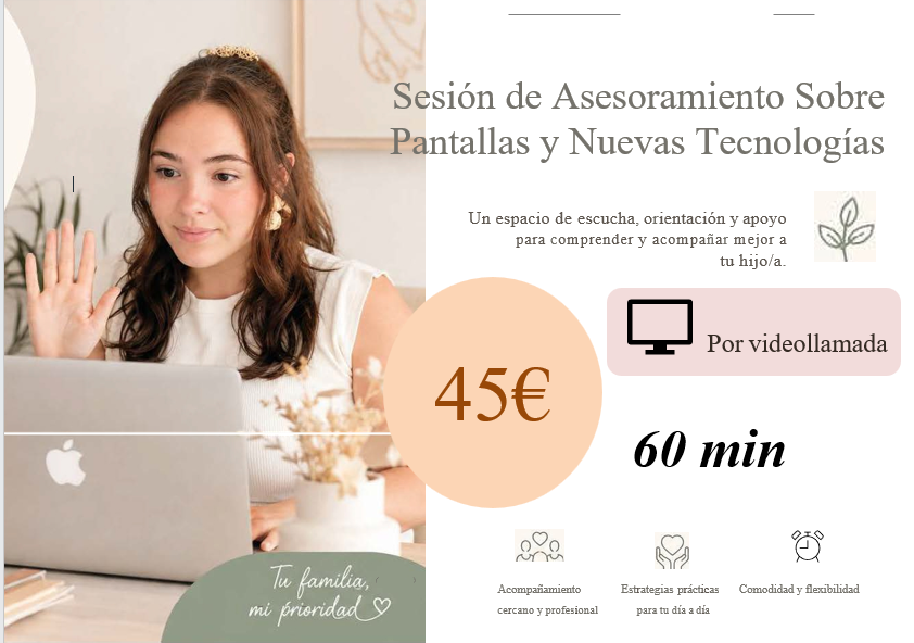 Sesión de Asesoramiento Sobre Pantallas y Nuevas Tecnologías