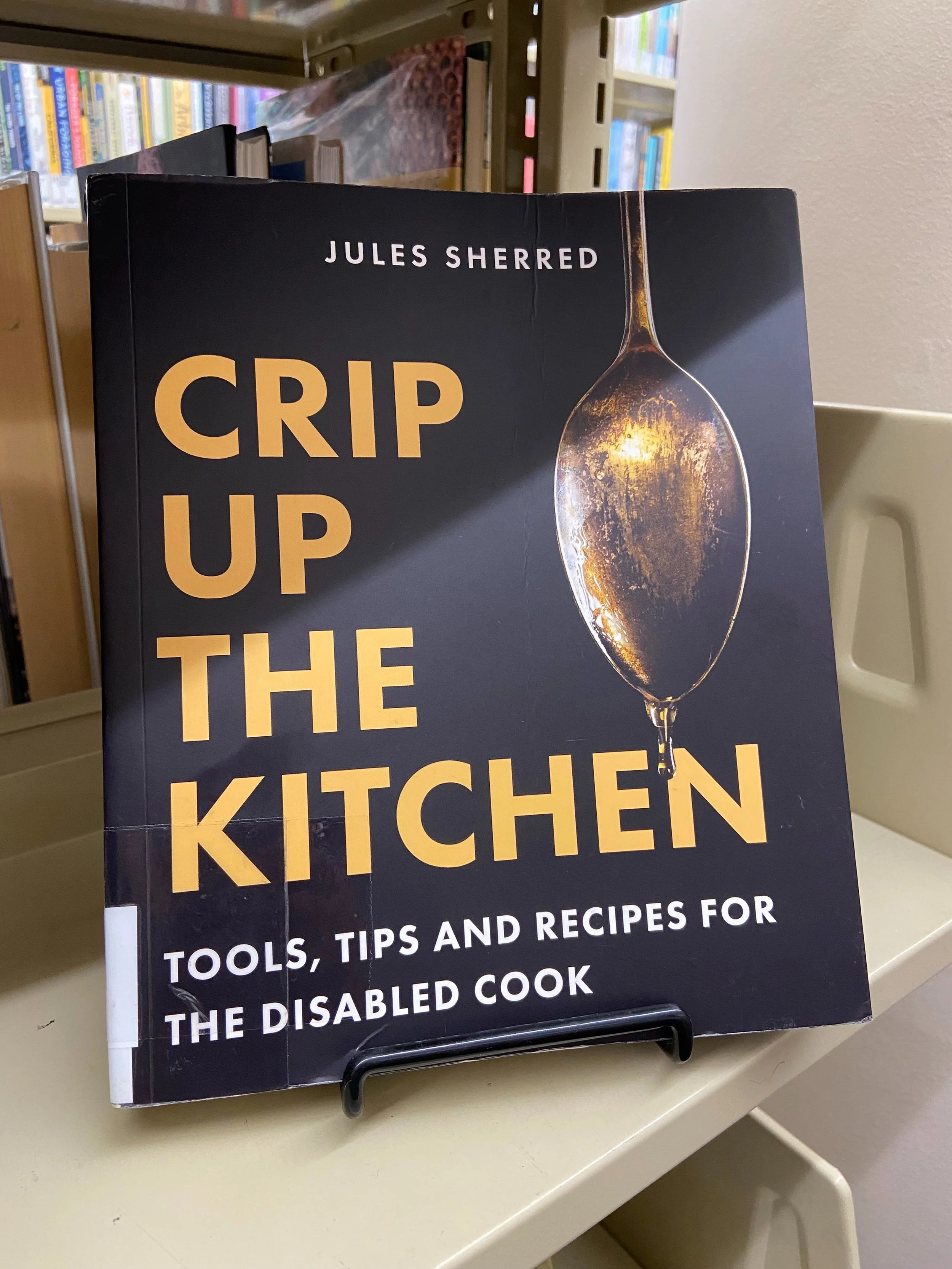 We were browsing the library and stumbled across this gem &mdash; Crip Up The Kitchen by Jules Sherred. 🍳📚 A cookbook that centers disability, creativity, and independence in the kitchen. This is exactly the kind of resource we love to share. Adapt