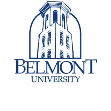Belmont University logo featuring a tower with the university's name beneath.