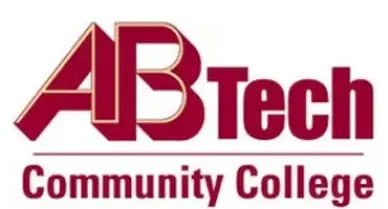 Logo of AB Tech Community College with stylized 'AB' and the words 'Tech' and 'Community College'