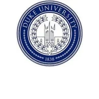 Duke University seal with the name and founding year 1838.