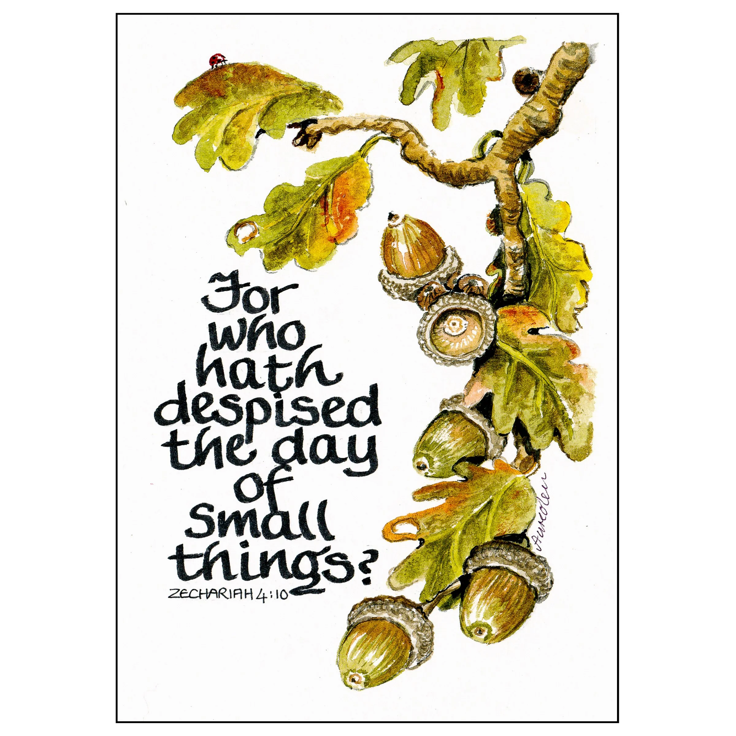 Day of small things