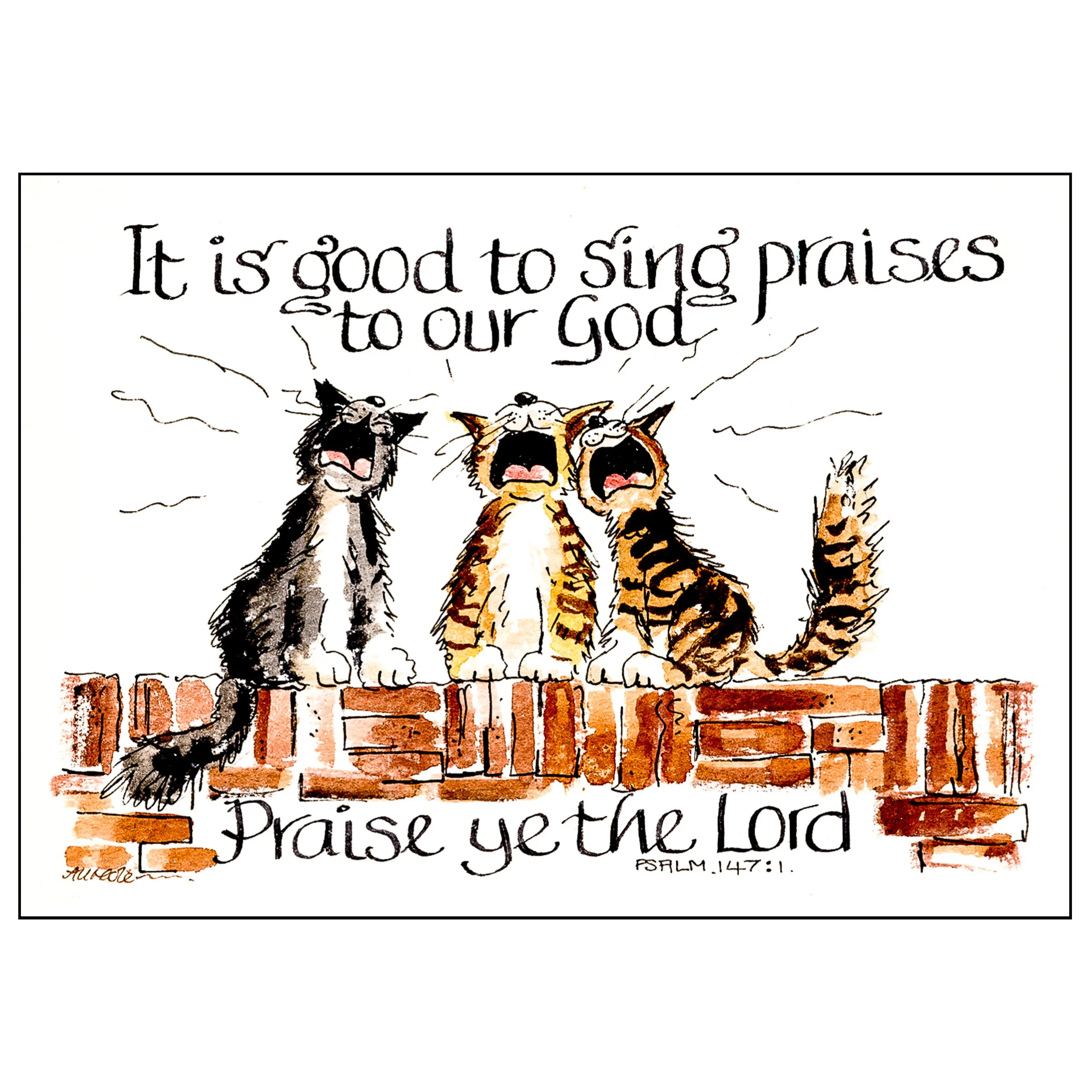 It is good to sing