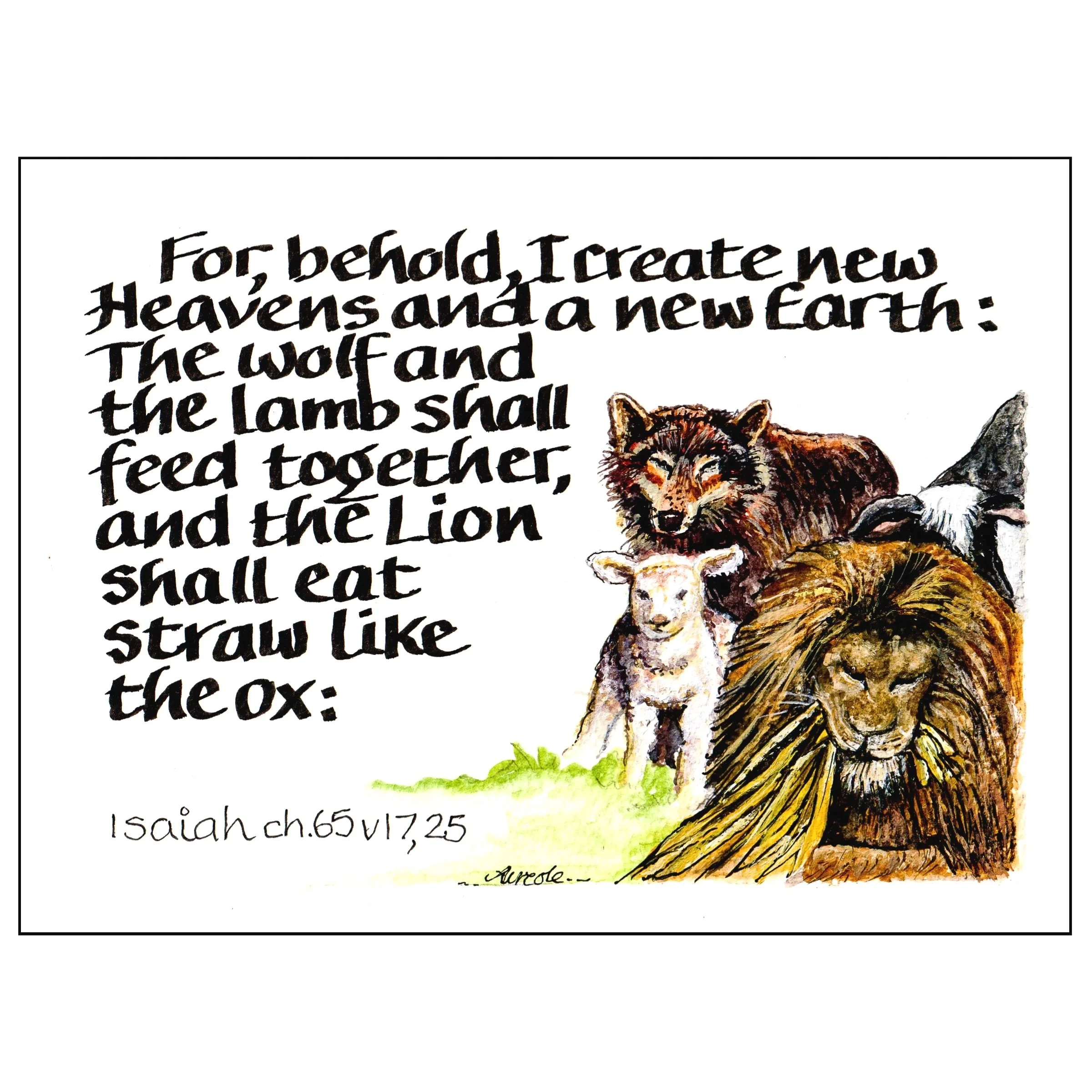 The wolf and the lamb