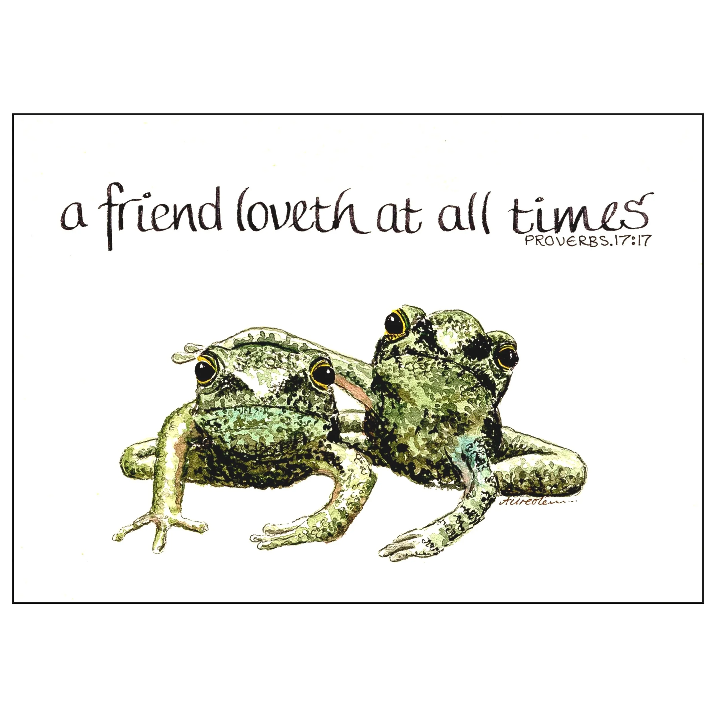 A friend loveth