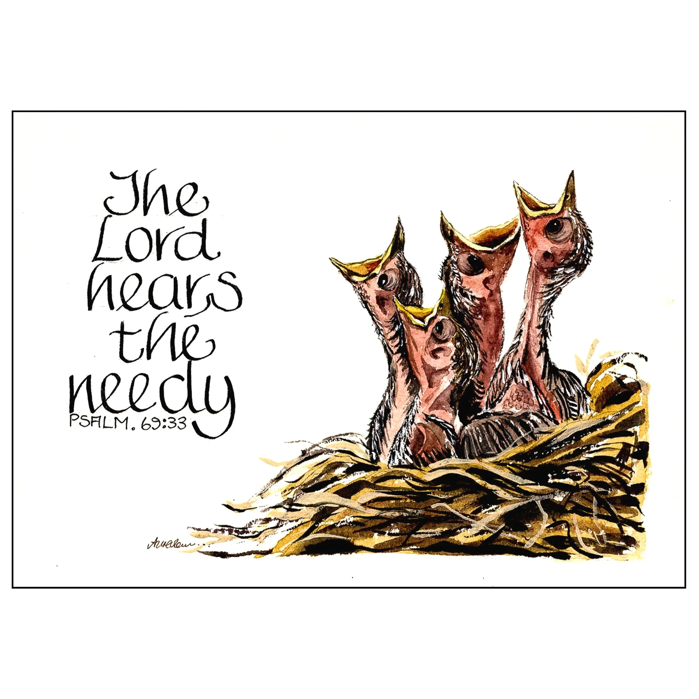 The Lord hears