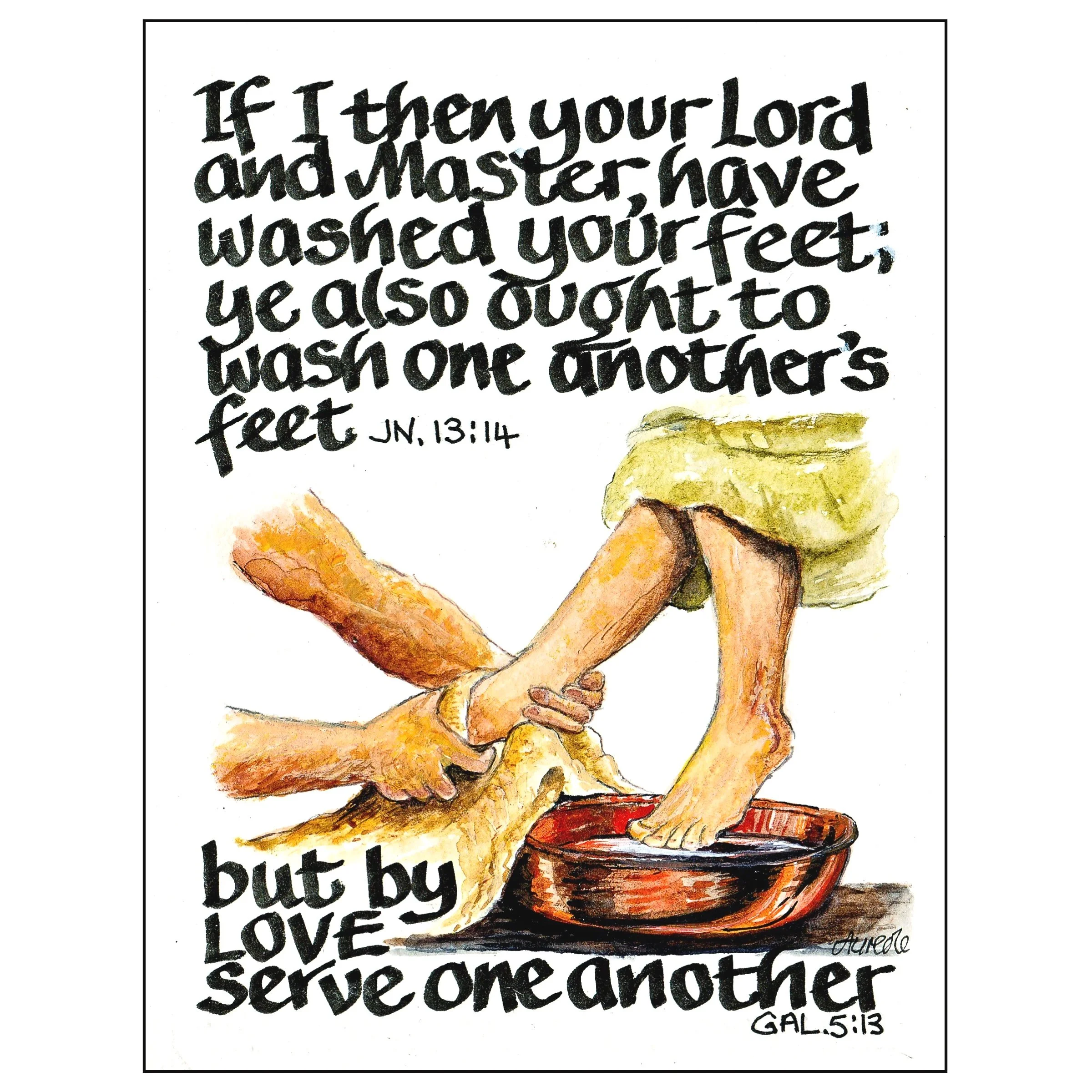 Serve one another
