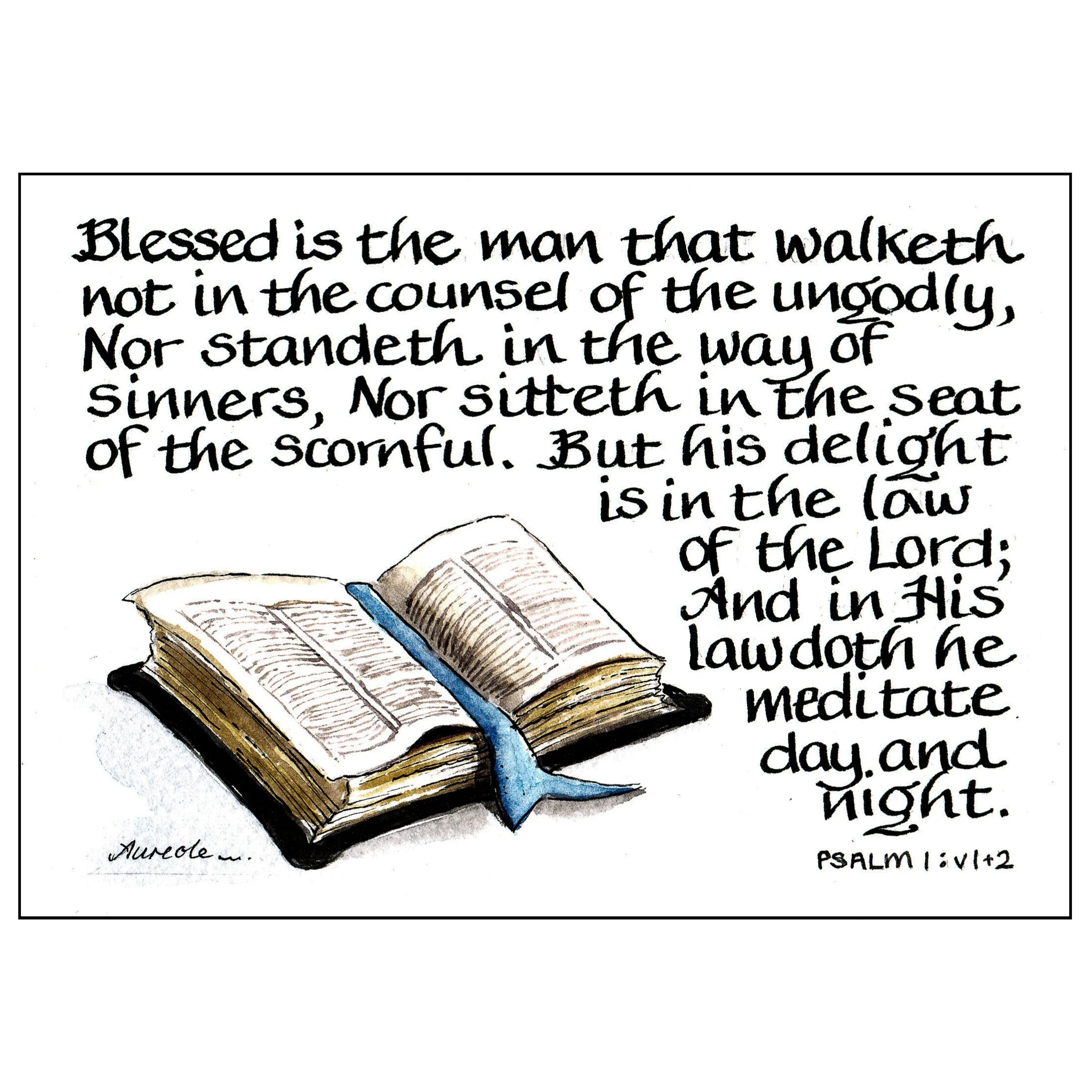 Blessed is the man