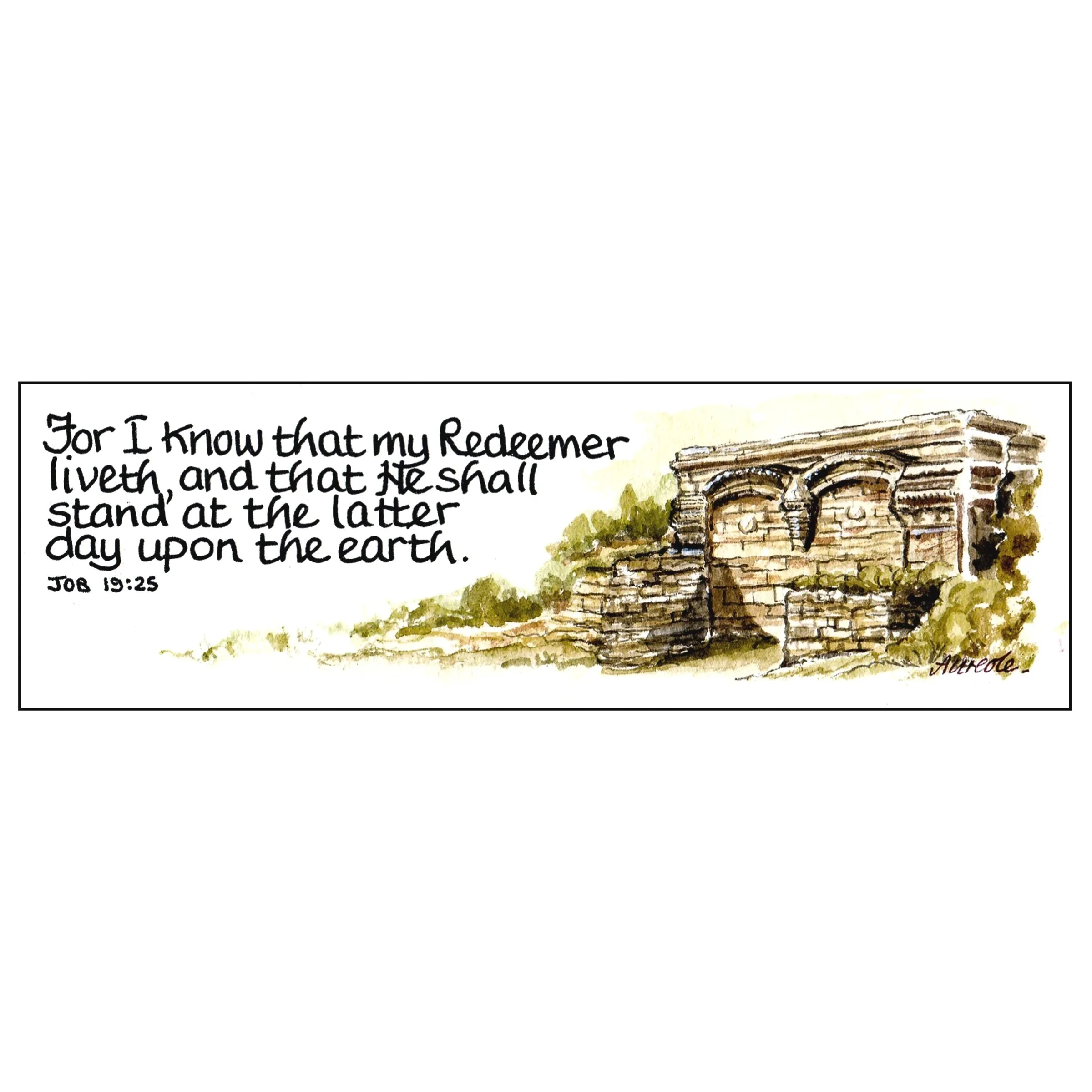 My Redeemer liveth