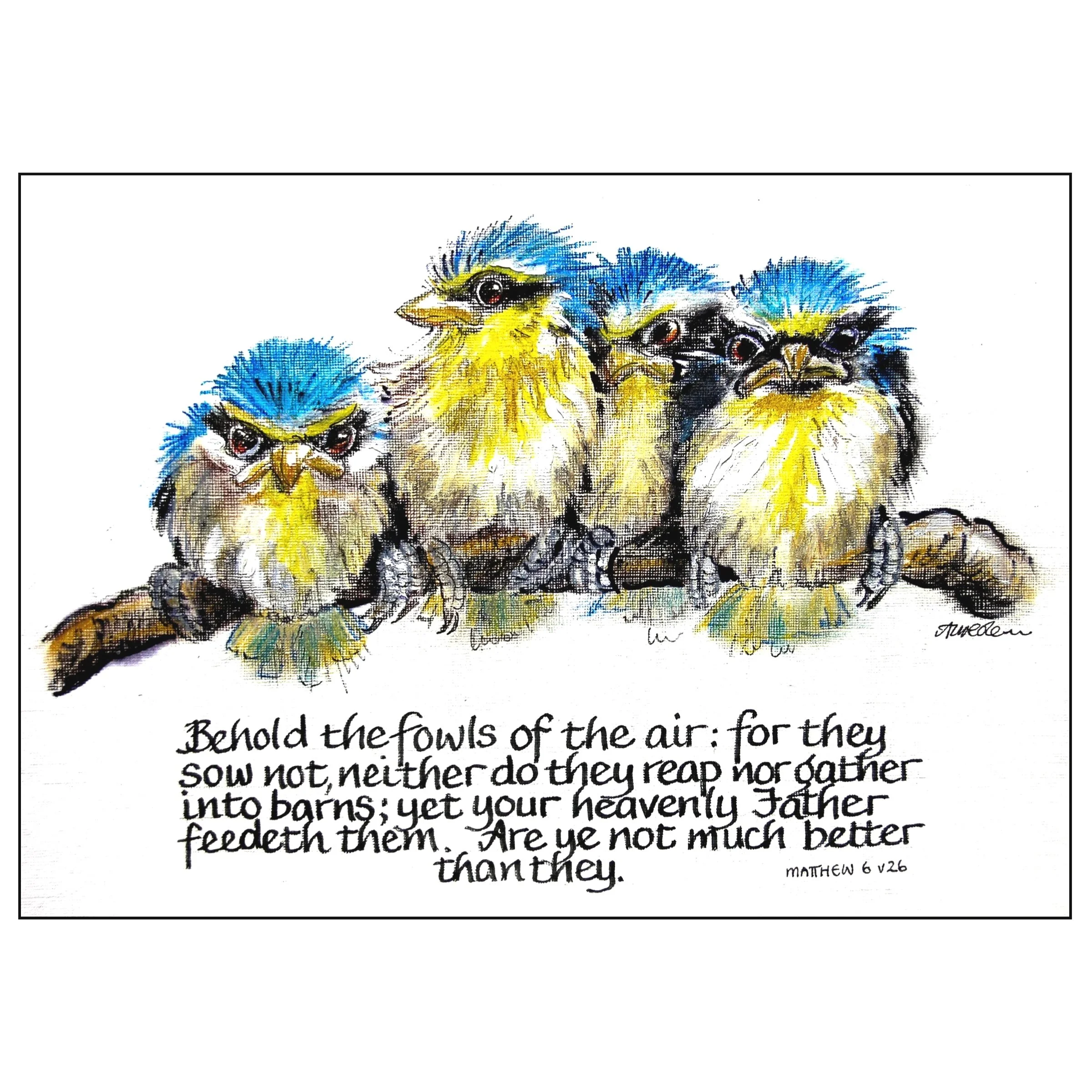 Behold the fowls