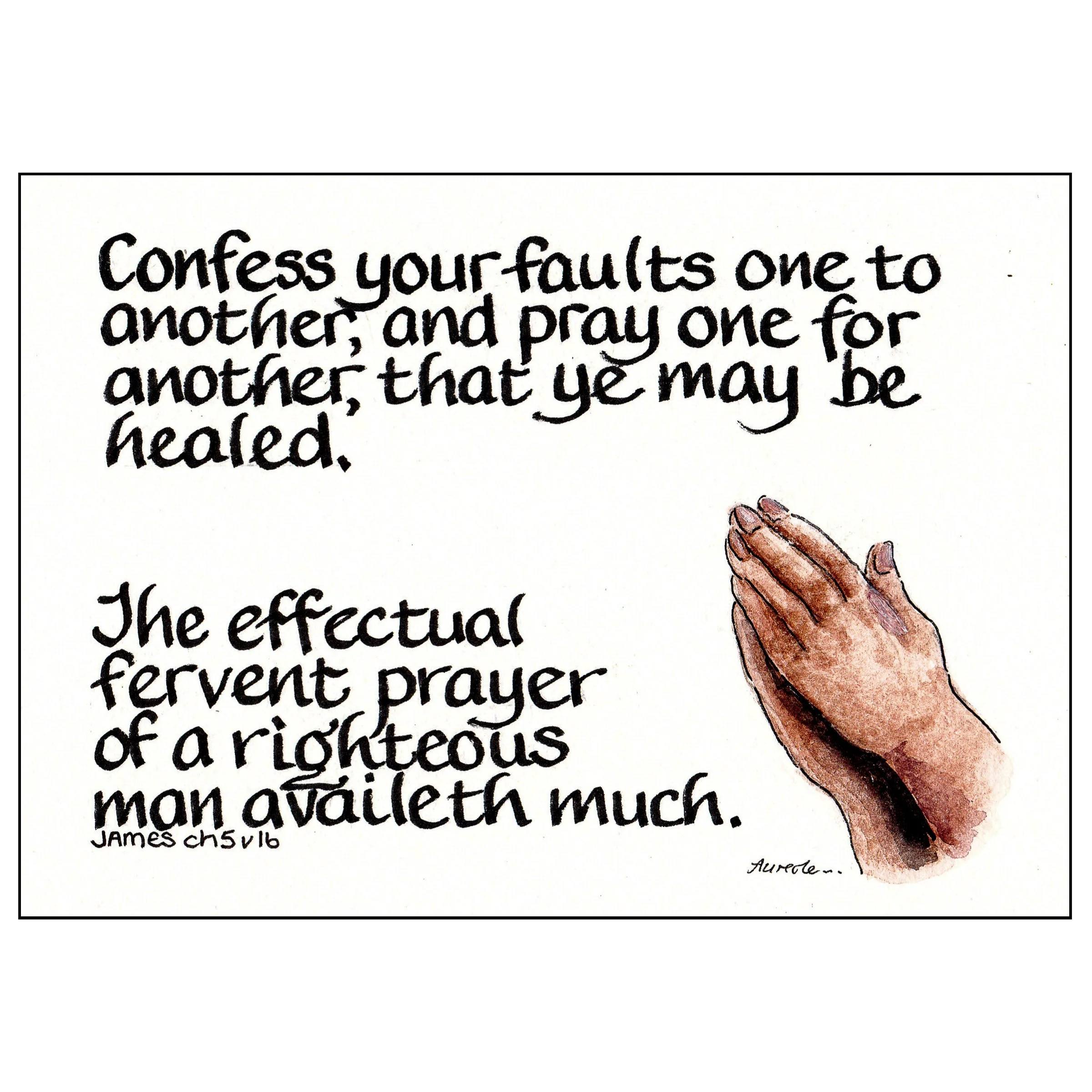 Confess your faults