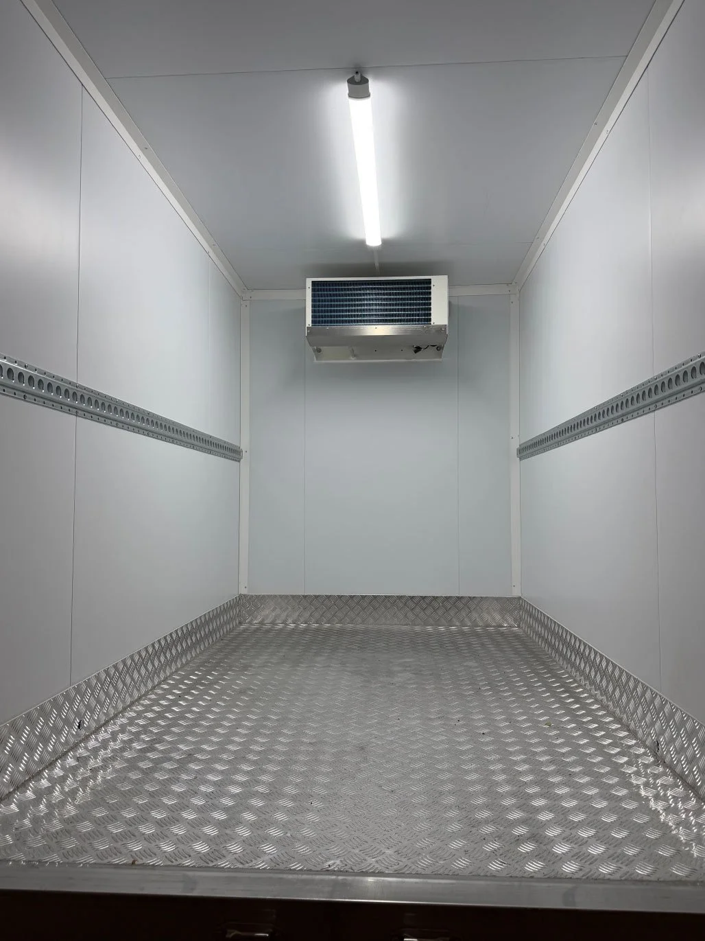 Inside Refrigerated Trailer