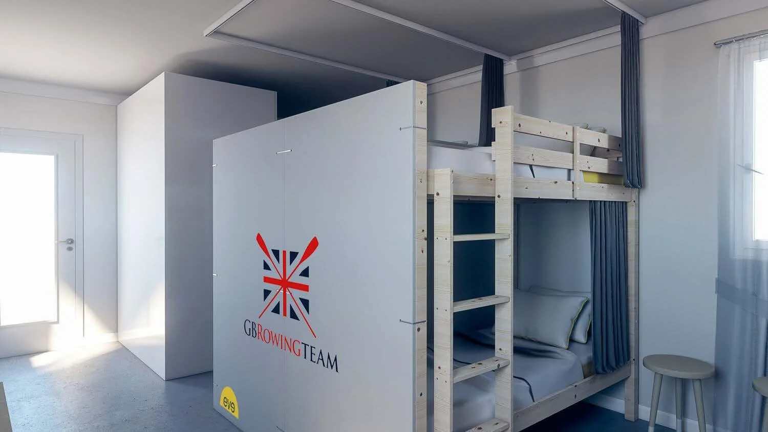 Eve Sleep x British Rowing Sleep Shed Refurbishment