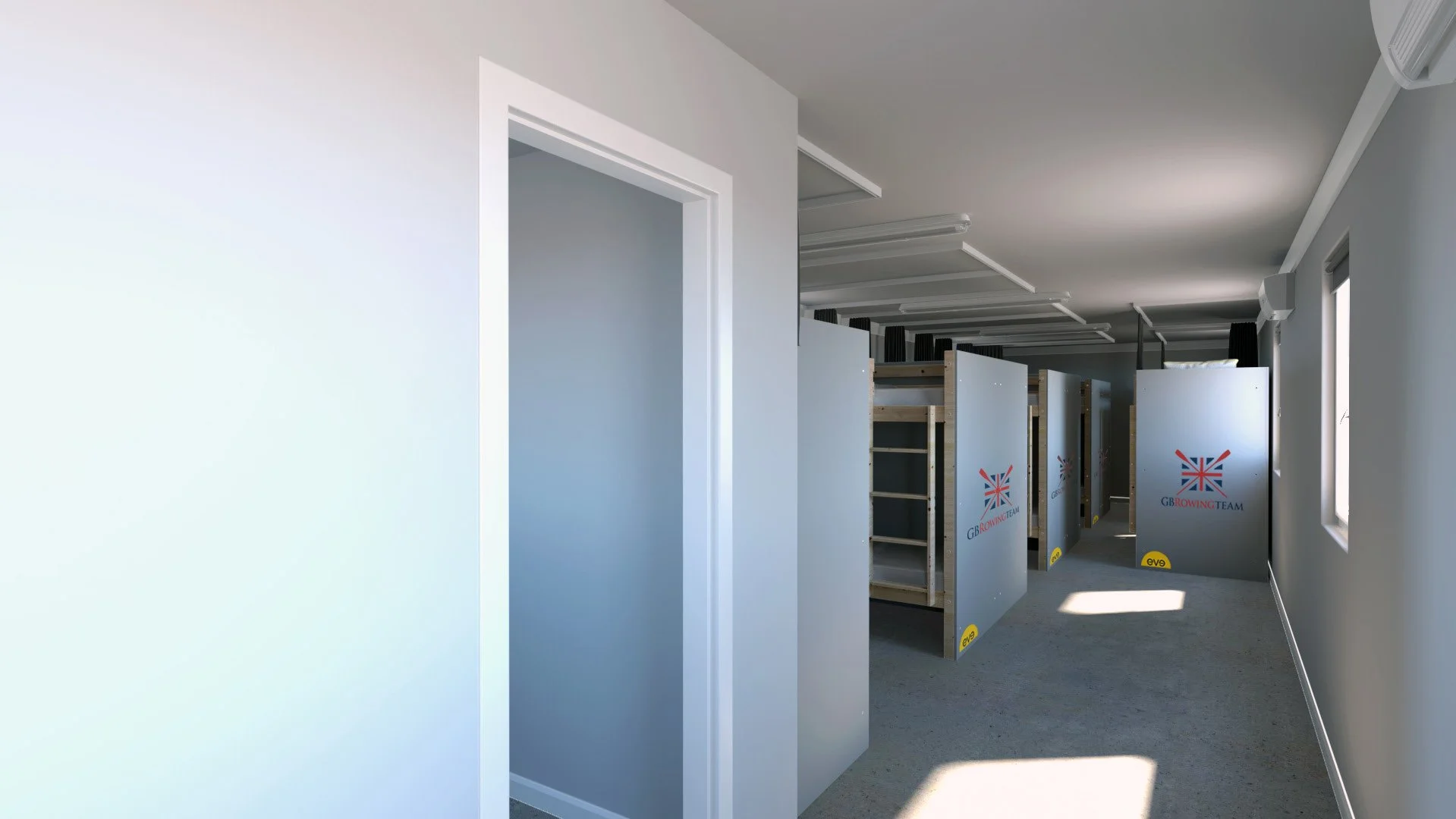 Eve Sleep x British Rowing Sleep Shed Refurbishment