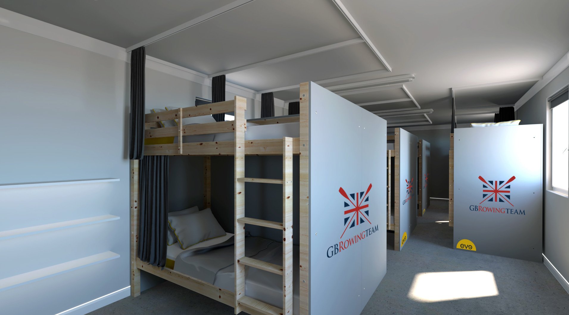 Eve Sleep x British Rowing Sleep Shed Refurbishment