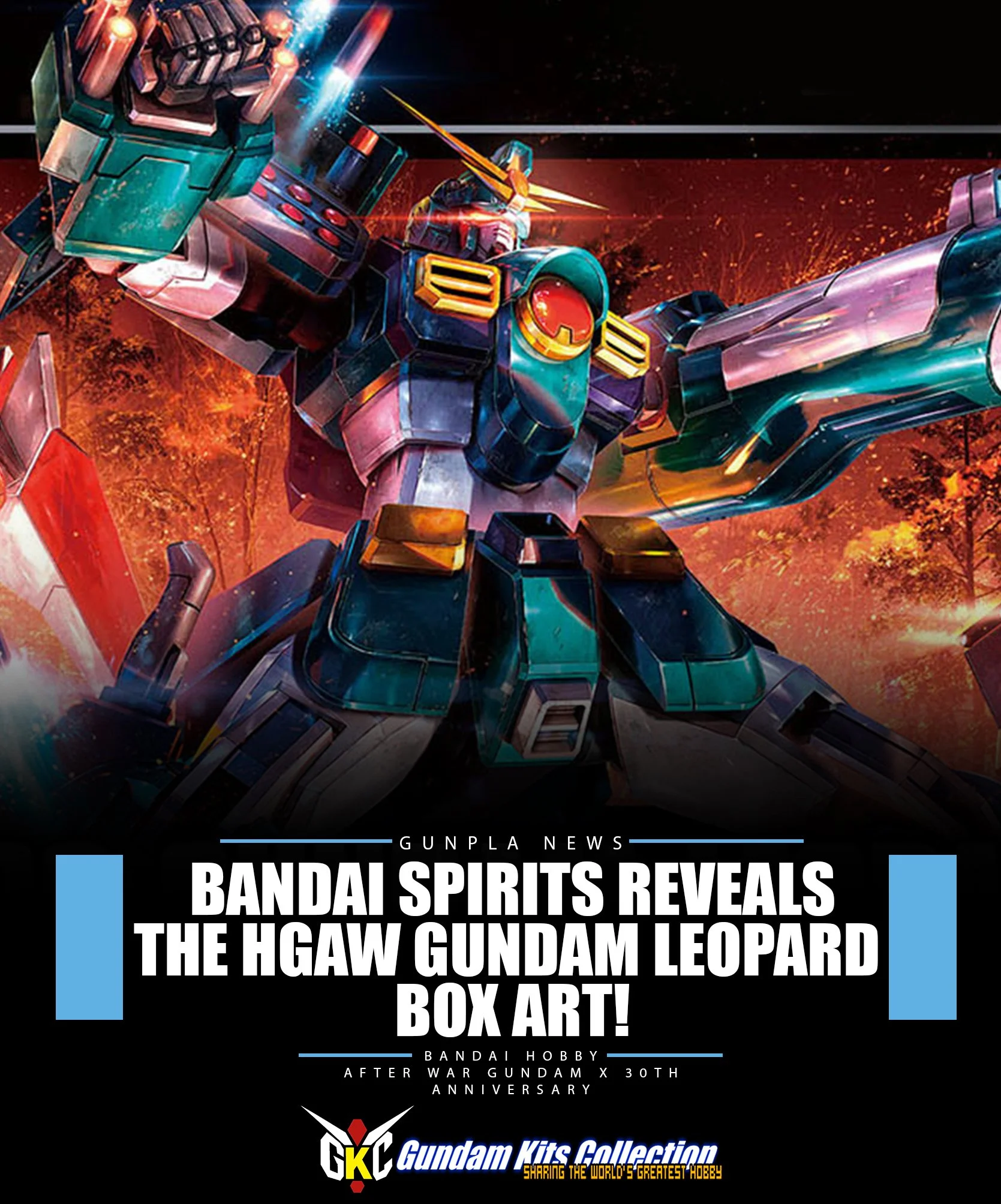 Bandai Spirits has revealed the official box art for the HGAW Gundam Leopard. Released as part of the After War Gundam X 30th anniversary lineup, the kit is scheduled to arrive later this month for 2,420 yen.

#gundam #gunpla #gundamstagram #gundamco