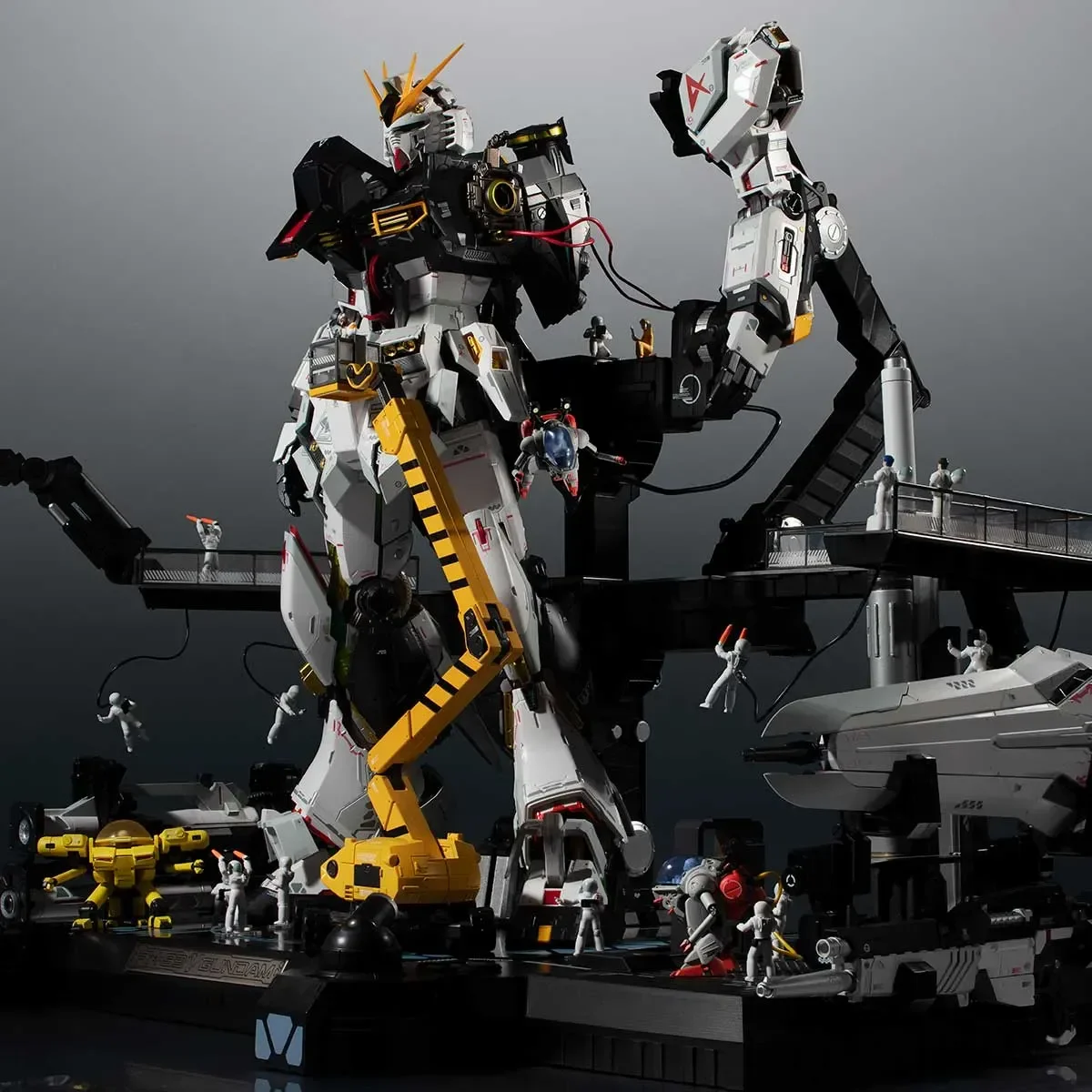 P-Bandai USA Opens Pre-Orders for METAL STRUCTURE Kaitai Shou-Ki RX-93 nu Gundam Option Parts: Londo Bell Engineers