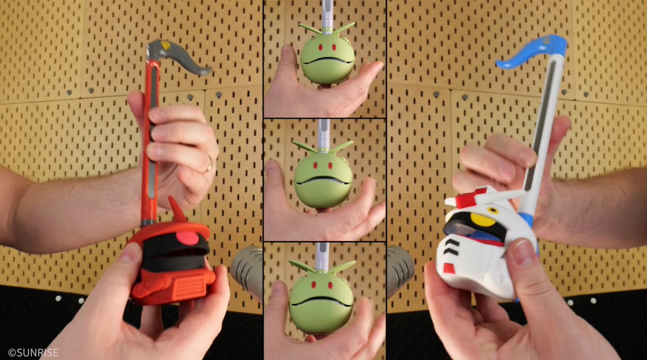 Mobile Suit Gundam’s “Fly! Gundam” Gets An Otamatone Cover From moshibass