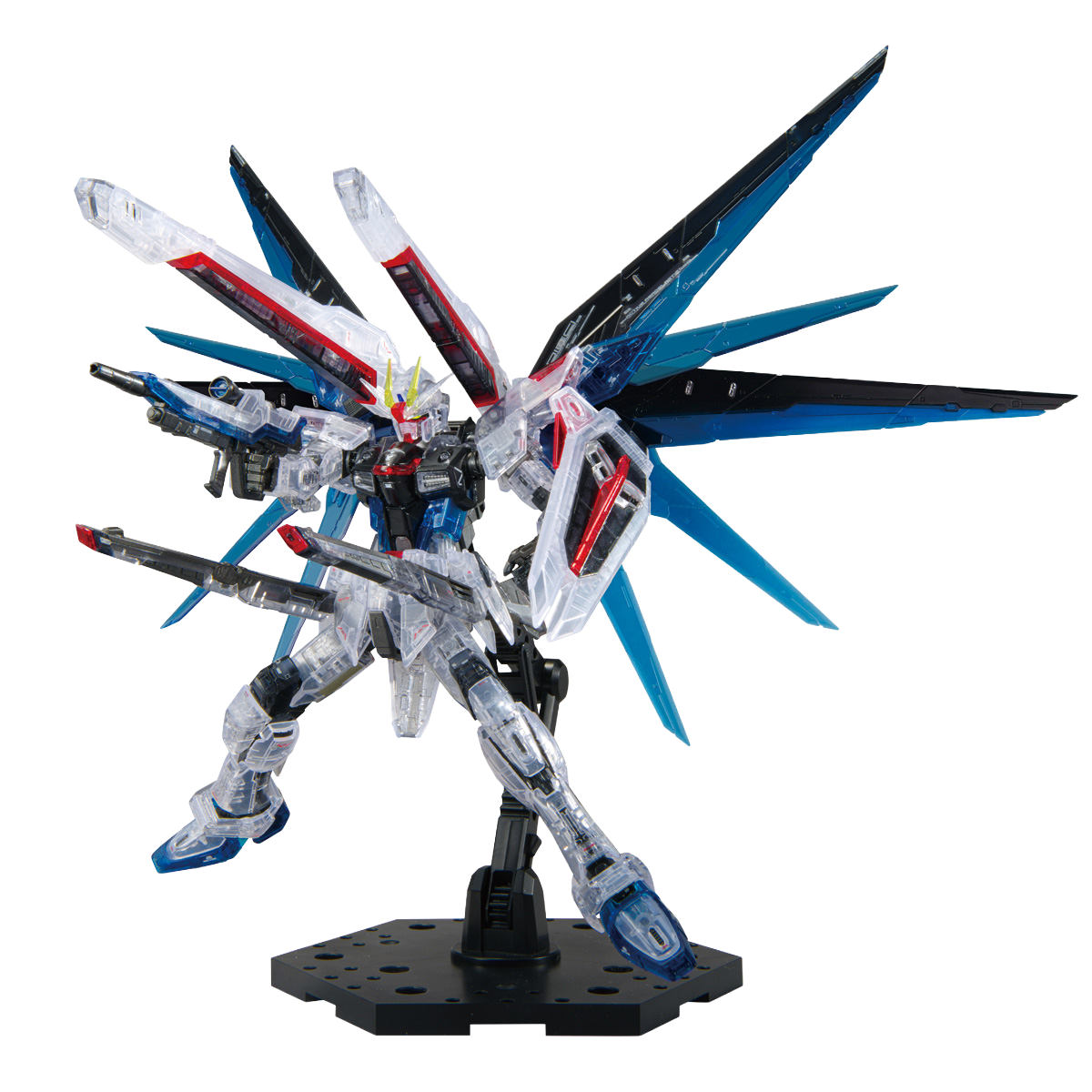 RG 1/144 Freedom Gundam Ver.GCP [Clear Color] Brings the Shanghai Statue Back in a Crystal-Clear Finish