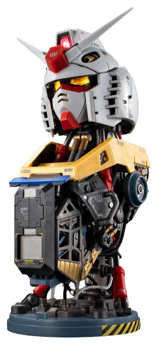 Exceed Model Trinity RX-78-2 Gundam Arrives as a 20cm Light-Up Bust
