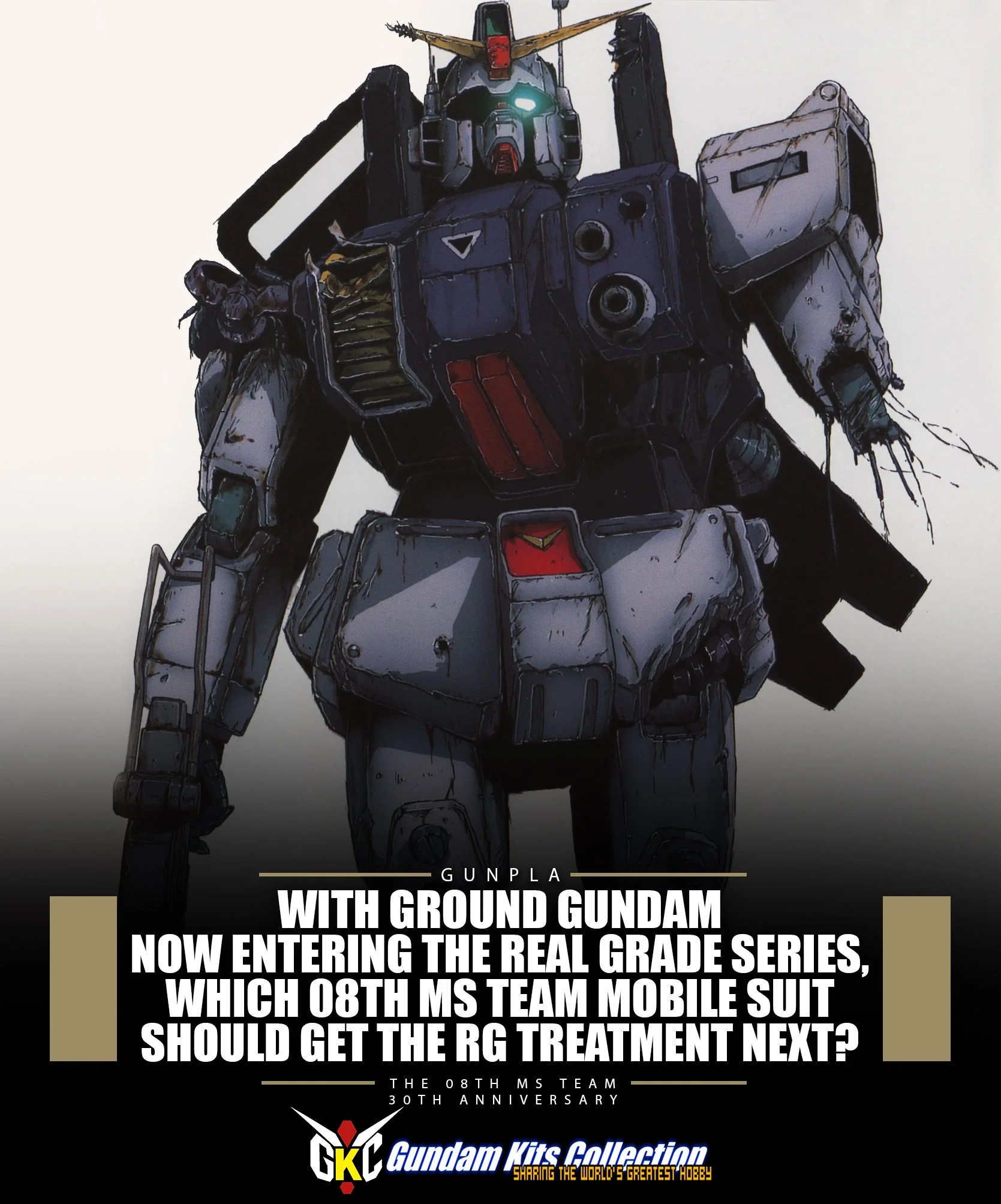 With the Gundam Ground Type now joining the Real Grade lineup, the timing feels fitting as Mobile Suit Gundam: The 08th MS Team celebrates its 30th anniversary this year. With the series getting renewed attention, which 08th MS Team mobile suit would