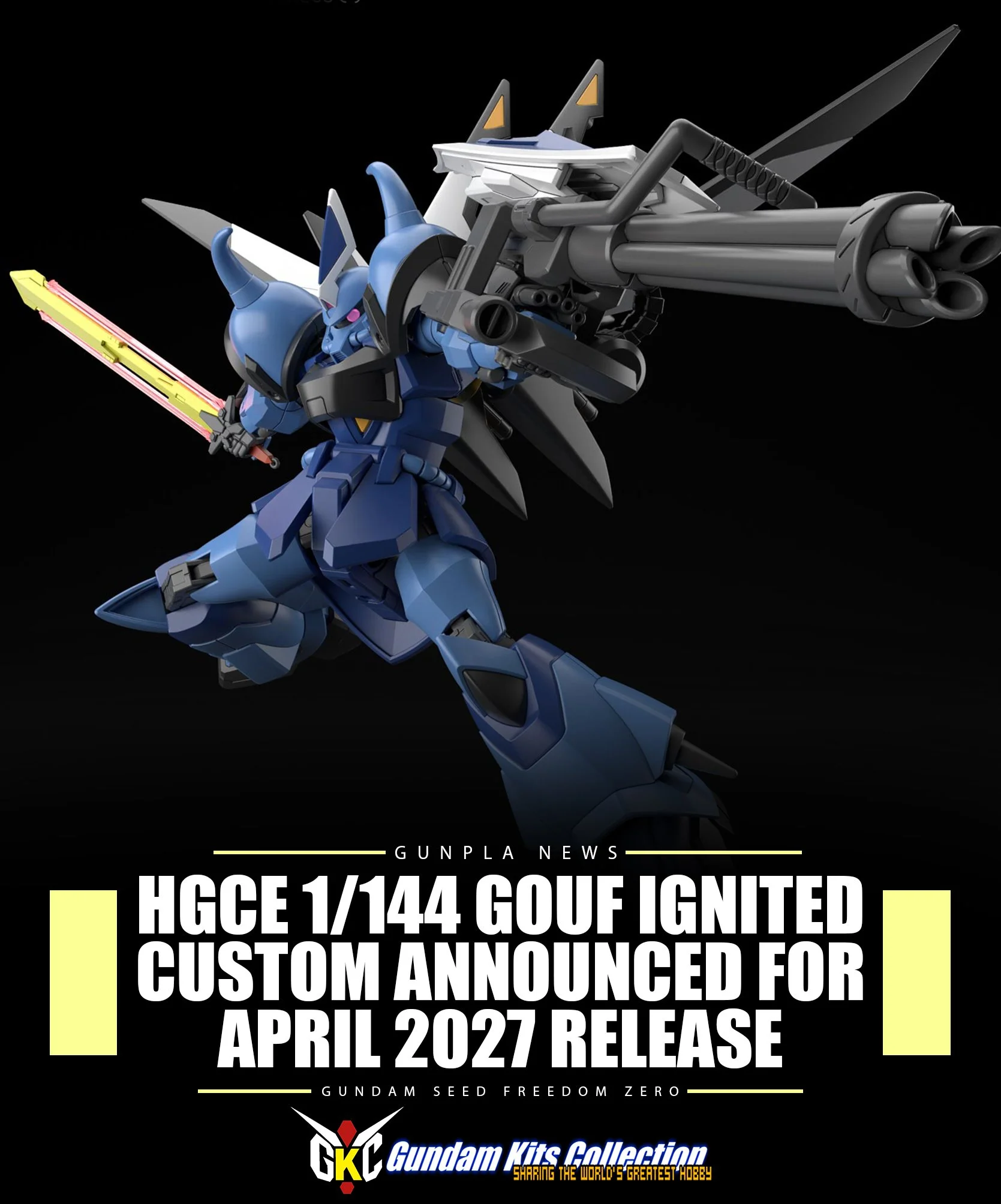 The Mobile Suit Gundam SEED Freedom ZERO livestream during the NYCC 2026 panel delivered plenty of surprises, with several new mobile suits revealed for the upcoming film. Among them was the Gouf Ignited Custom, which will also be joining the GunPla 