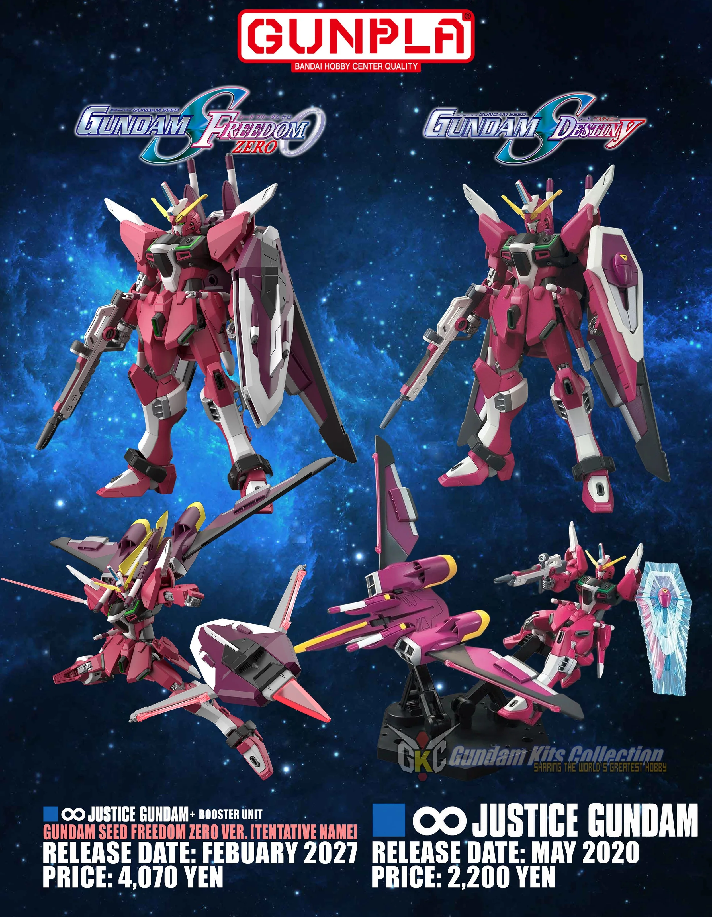 The recently announced HGCE 1/144 Infinite Justice Gundam + Booster Unit will have more to reveal than just a new shield!

The latest teaser already gives us a clear hint at its transformation gimmick, showcasing the mobile suit in its booster-equipp