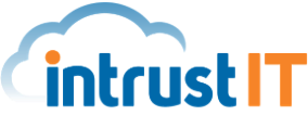 Intrust logo representing IT expertise, technology solutions, cybersecurity, and business innovation