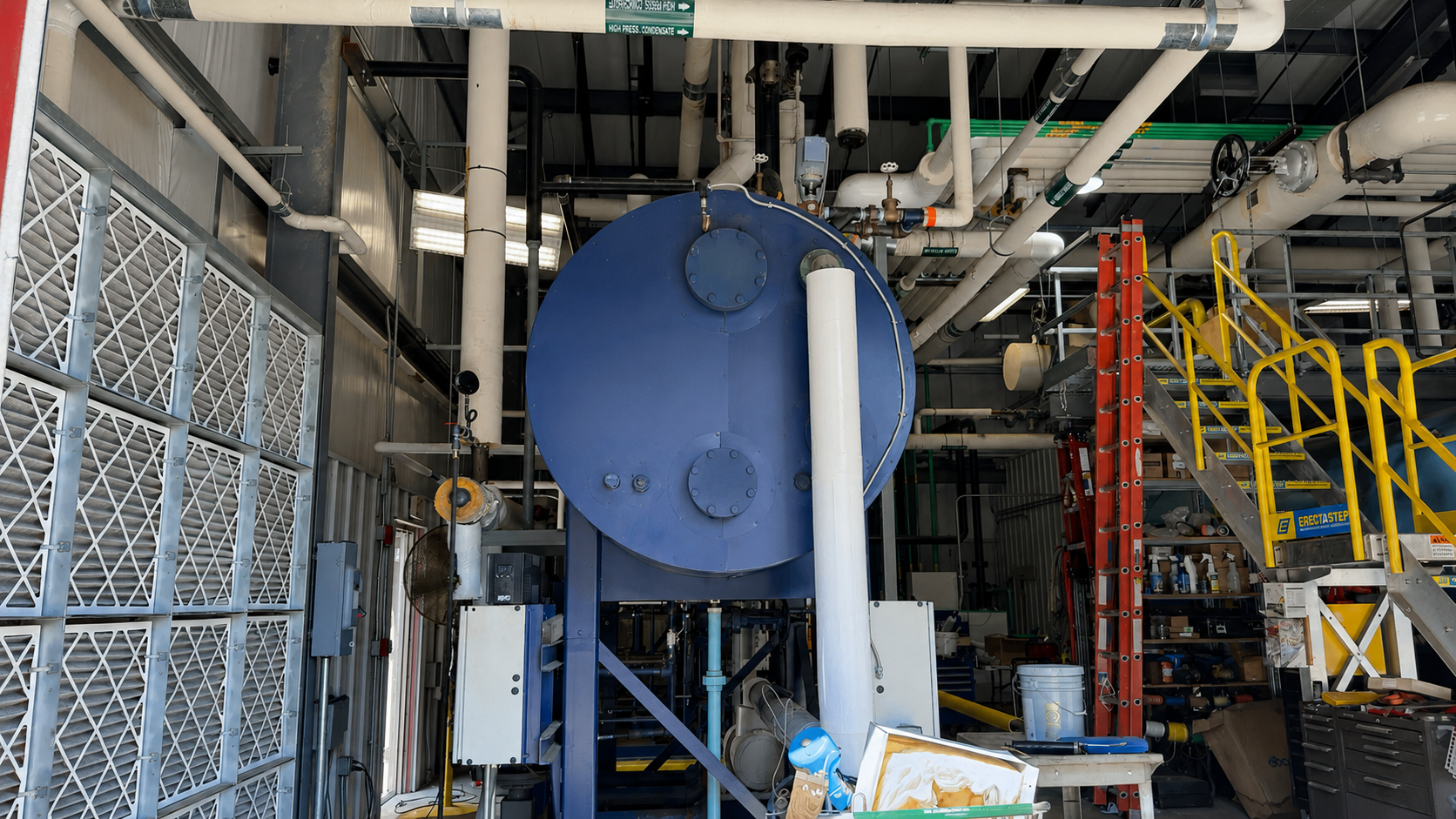 St. Mary's Boiler Plant project with mechanical work performed by CIMCO Inc.